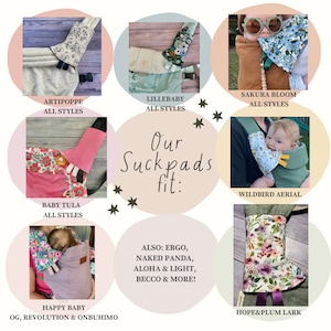 Suckpads, Happy Baby Suckpads, Tula Suckpads, Lillebaby Suckpads, Artipoppe Suckpads, Lark Suckpads, Ergo Suckpads, Sakura Bloom Suckpads image 7