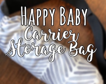 Happy Baby Carrier Bag ADD ON, Storage Bag for Happy Baby, HBC Carrier Bag, ssc carrier accessories, Happy Baby pouch, matching Carrier Ba