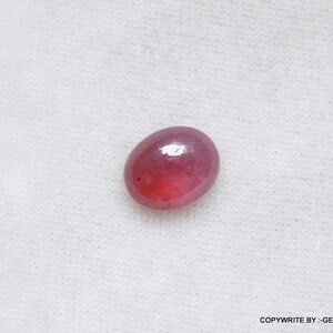 4.50cts Natural RUBY oval CABOCHON maravillosa calidad rubí cabujón suave más barato trato de trato plomo llenar rubí Africa ruby gemstone deal