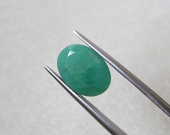 nice quality EMERALD Oval 10X14MM cut stone genuine emerald