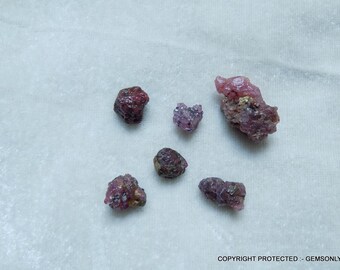 67.20cts 7pc NATURAL RUBY Raw rough red ruby gemstone for wire jewelry making stone natural un-heated no heated 100% red ruby raw of ruby 67.20cts 7pc NATURAL RUBY Raw rough red ruby gemstone for wire jewelry making stone natural un-heated no heated 100% red ruby raw of ruby