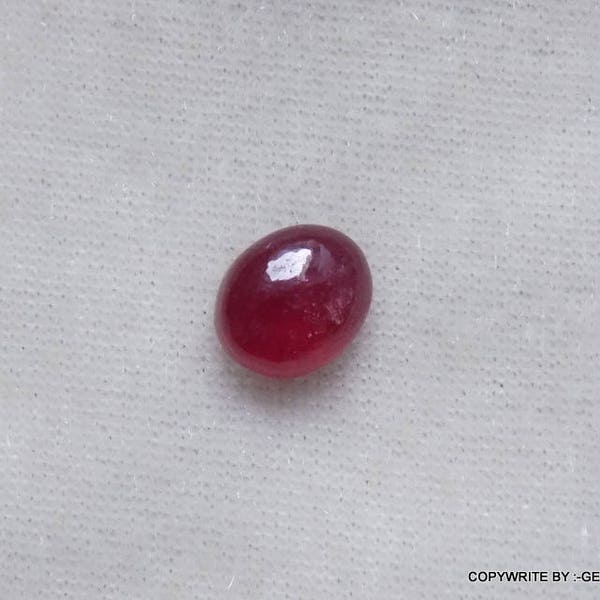 3.50cts rubis naturel ovale CABOCHON si qualité cabochon rubis vernis lisse moins cher affaire traitement plomb remplir beaucoup de rubis pierres précieuses rubis Afrique