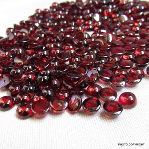 5mm Natural Red Garnet Round nice quality garnet 5mm round cabochon garnet red garnet Mozambique quality natural garnet birthstone cabochon