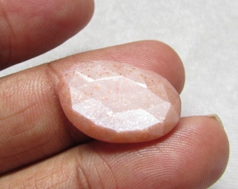 15X23X5mm PEACH MOONSTONE rosecut 13.75cts moonstone nice quality peach moonstone uneven shape healling peach color moonstone birthstone