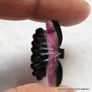 15,40cts 1Pc TURMALINA MELANCIA forma irregular esculpida verde rosa sombra turmalina esculpida fatia bestprice pedra fantasia fatia forma pedra