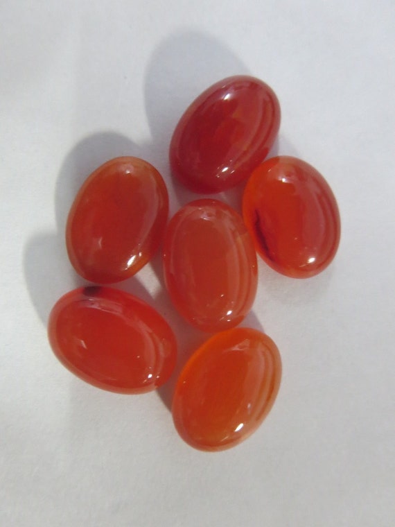 1PC 10X14MM NATURAL CARNELIAN oval cabochon orange carnelian cabochon oval 10x14mm aaa quality smooth caochon 10x14mm carnelian cabochon