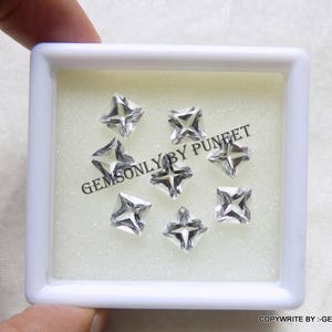 8mm natürlichen weißen Topas Platz Prinzessin Schnitt Topaz Prinzessin Schnitt 8mm weiß Topas Prinzessin quadratischen Schnitt ähneln weiß Saphir ähneln Diamant