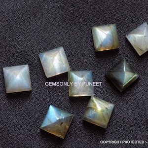10MM NATURAL labradorite pyramid square 10x10mm labradorite 10mm nice quality discounted best price top quality labradorite