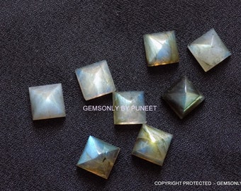 10MM NATURAL labradorite pyramid square 10x10mm labradorite 10mm nice quality discounted best price top quality labradorite