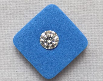 GRA Certified life time warranty 1pc Aaaa WHITE MOISSANITE round 5mm machine cut quality 0.50 pointer 50 pointer Resemble diamond moissanite