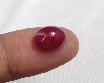 5.50CTS NATURAL RUBY CABOCHON oval unheated 100% ruby un-heated nice quality natural ruby un-heated ruby oval nice quality ruby birthstone