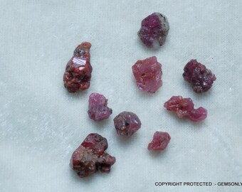 67.20cts 7pc NATURAL RUBY Raw rough red ruby gemstone for wire jewelry making stone natural un-heated no heated 100% red ruby raw of ruby 67.20cts 7pc NATURAL RUBY Raw rough red ruby gemstone for wire jewelry making stone natural un-heated no heated 100% red ruby raw of ruby