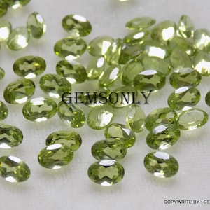 10pc Natural PERIDOT OVAL 4x6mm green peridot 4x6mm oval top quality oval peridot faceted cutting oval shape 6x4mm oval peridot 6x4mm