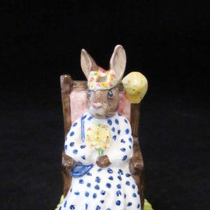 Vintage 1989 Royal Doulton DB 83 Susan Bunnykins, As Queen of May, Adorable