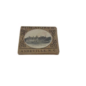 Antique 1905 Miniatures Tom Jones Asheville, NC Scenic Souvenirs