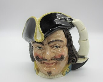 Vintage 1957 Royal Doulton Captain Henry Morgan D6467 Character Jug