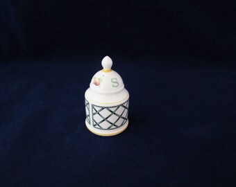 Villeroy and Boch Basket Pattern Salt Shaker Only, VGC