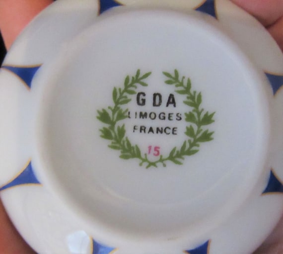 GDA Limoges Porcelain Art Deco Porcelain Trinket Box,… Gem