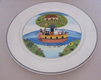 Villeroy & Boch Design Naif 10 3/4&quot; Dinner Plate with Noah&#39;s Ark Design