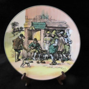 Vintage Royal Doulton Decorative Plate: The Cobbler, Roger Solem TC1052
