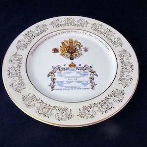 Vintage 1981, Aynsley Commemorate Plate Marriage of Lady Diana Spencer & Prince Charles