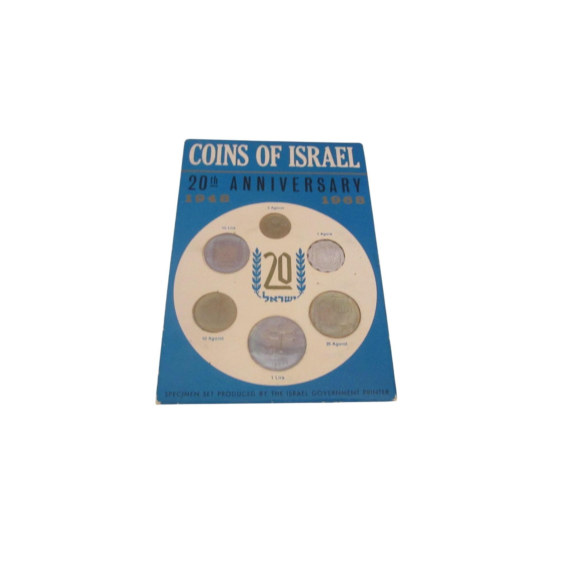 Coins of Israel 20th Anniversary 1948-1968 Specimen Set - Etsy