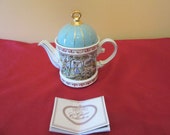 Adorable Vintage Sadler Teapot, Hunting Scenes, Made in England