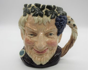 Vintage 1958, Large or Full Sized,  Royal Doulton Toby Character Jug &quot;Baccus&quot; D6499