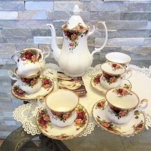 Vintage Royal Albert Old Country Roses: Choose Coffee Cup, Saucer, Creamer, or Sugar