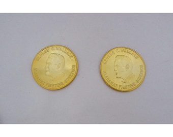 George C. Wallace Commemorative Tokens - Alabamas Fighting Governor