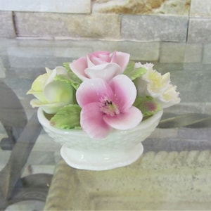 Vintage Coalport Bone China Floral Arrangement: England - Etsy