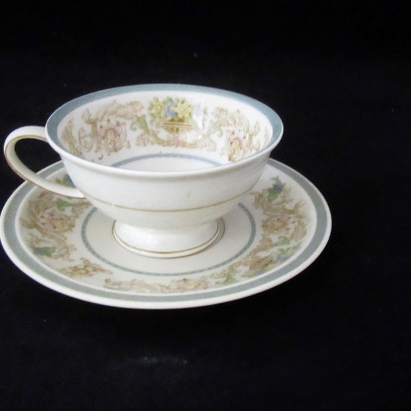 Vintage Rosenthal Selb Germany Demitasse Cup and Saucer, Winifred Pattern,