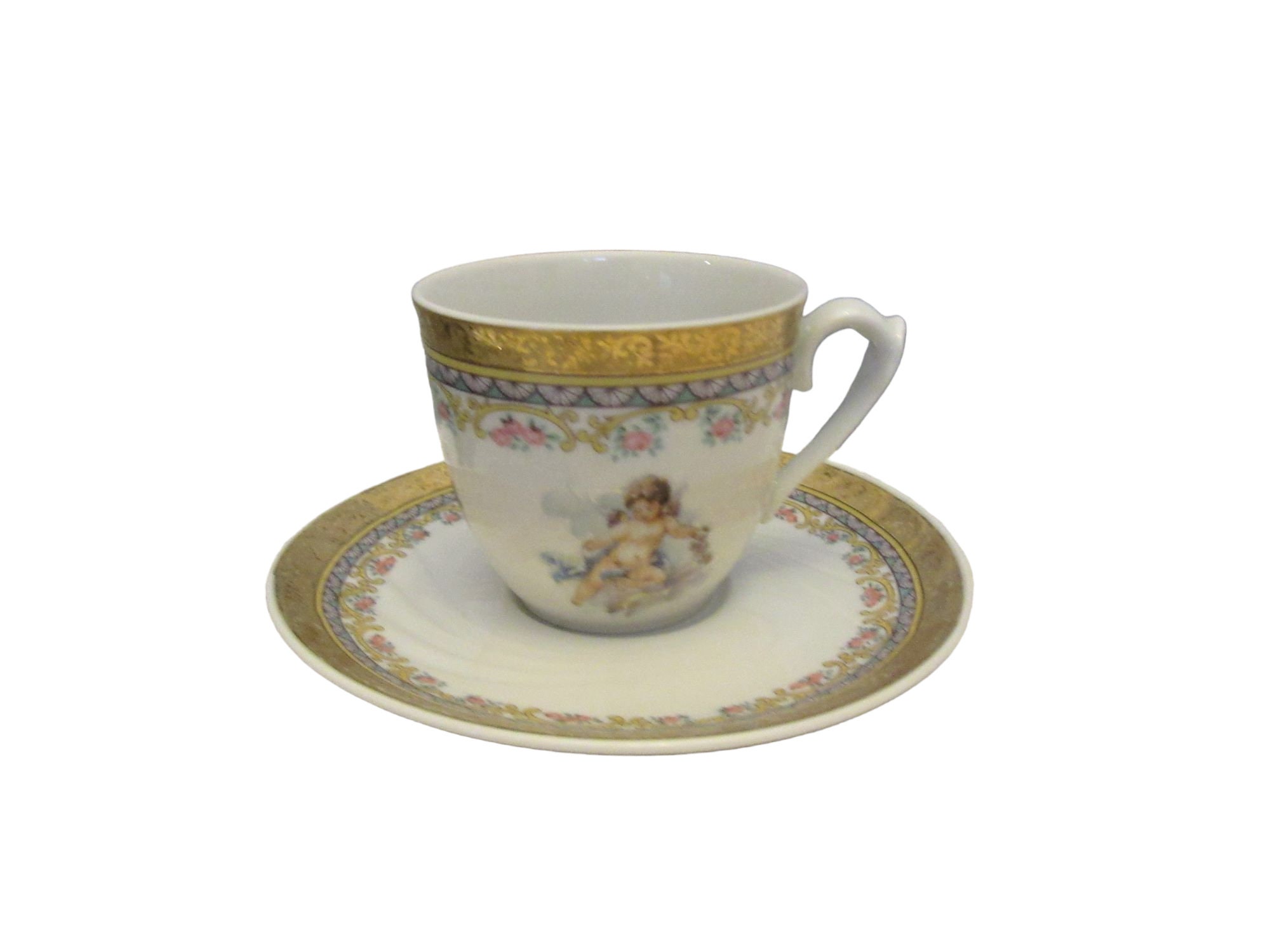 BUCCELLATI Set of Two Porcelain Coffee Cups for Men