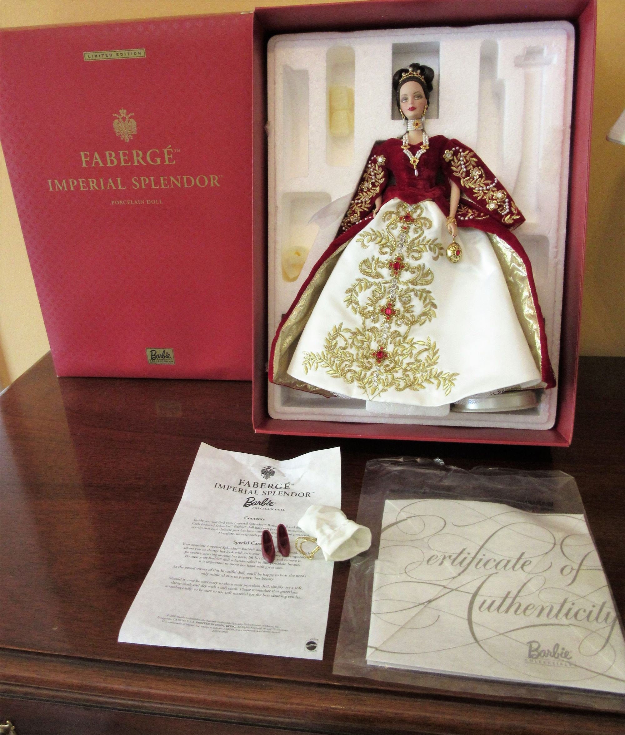 Limited Edition Faberge Imperial Splendor Barbie Doll W - Etsy