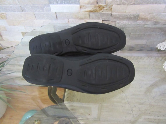 Allen Edmunds Black Leather Loafers, \