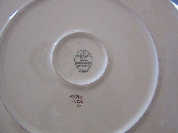 Vintage Hutschenreuther Hohenberg Cherry Blossom Handled Large
