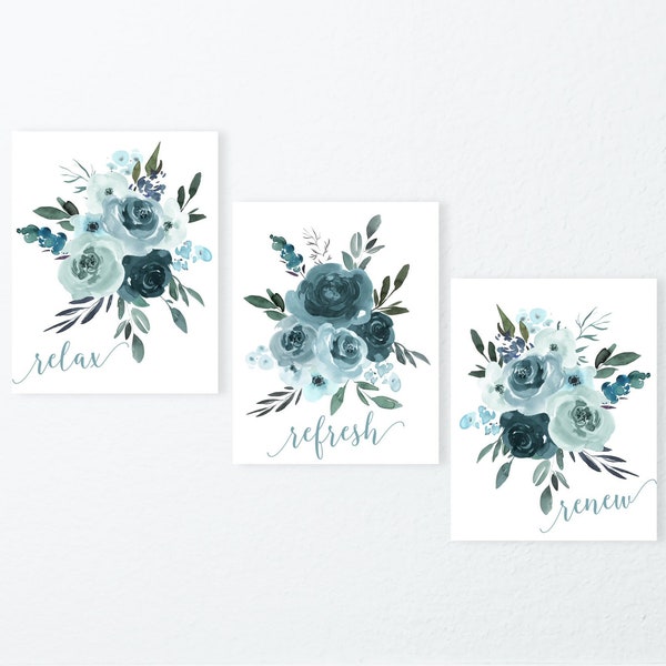 Turquoise Bathroom Etsy