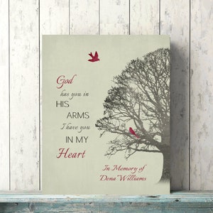 Beileid Geschenk Verlust eines geliebten Menschen, Christliche Erinnerung, personalisierte Gedenk Trauer Trauer Kunstdruck Beileid Geschenk, Trauer Geschenk in Erinnerung an