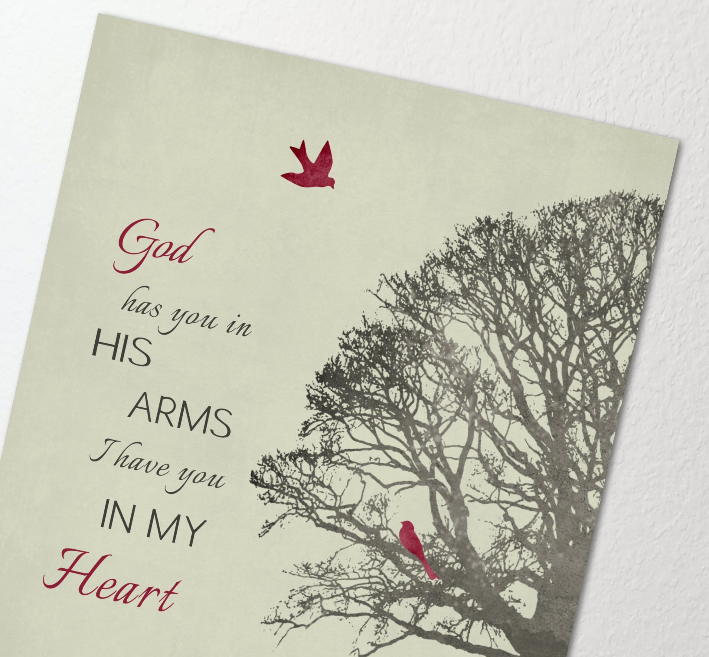 Remembrance Family Tree Grief Grieving Art Canvas Print Etsy