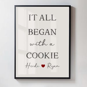 It all began, couples gift