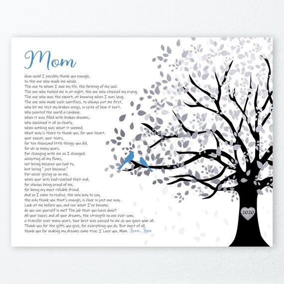 Stampa Di Poesie Per La Festa Della Mamma: Regalo Floreale Da Parete (download Digitale) - Italia - Foto 6