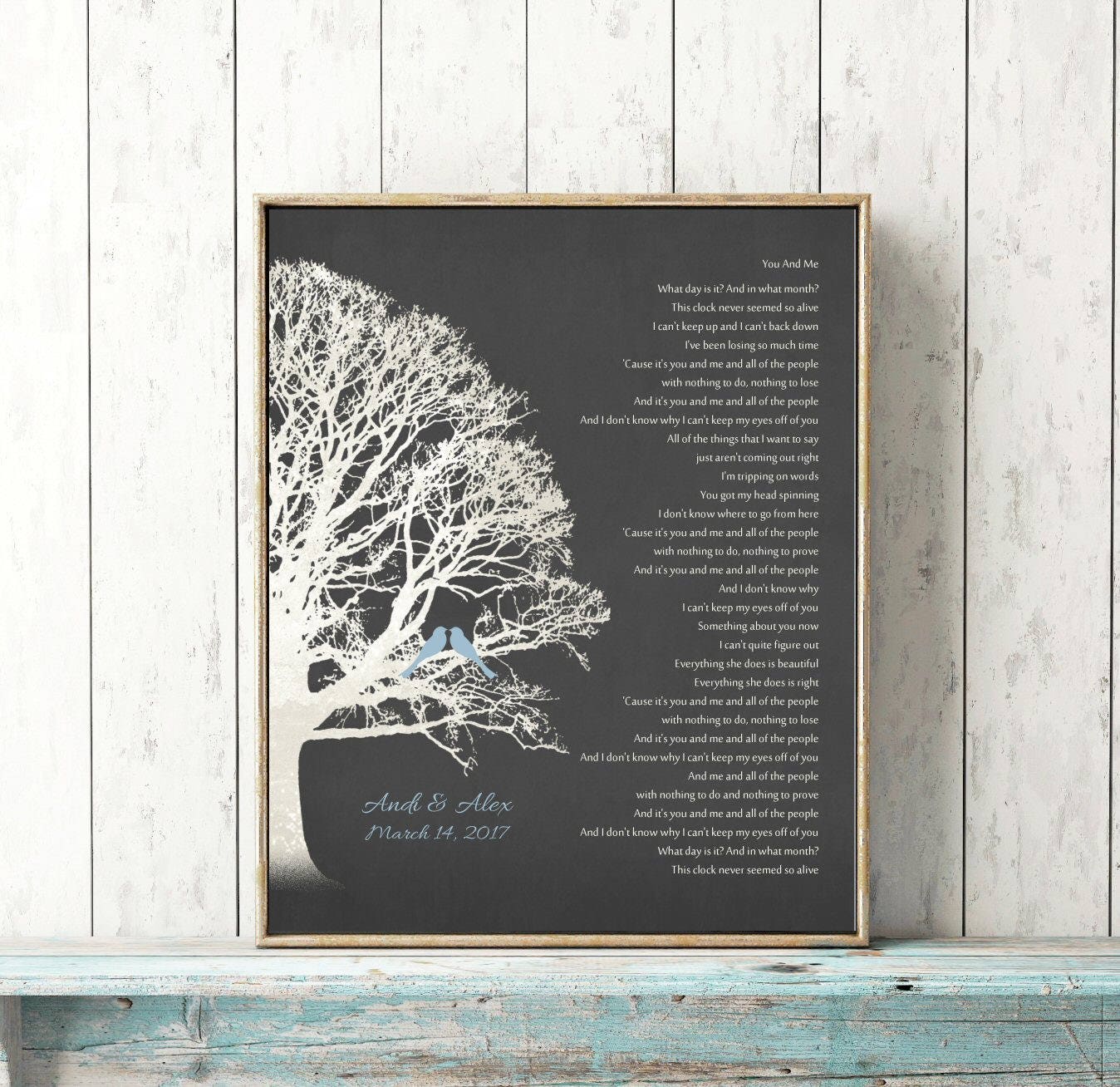 Personalized Wedding Gift Lyrics Canvas Or Print Family Tree Etsy Personalized Wedding Gift Lyrics Canvas Or Print Family Tree Etsy