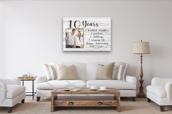 50th Anniversary Gift Personalized Christian Wedding Anniversary Gifts for  Couple 10x20 Print optional Frame 