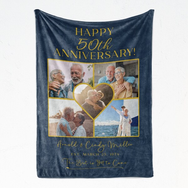 50th Anniversary Fleece Blanket main image 1