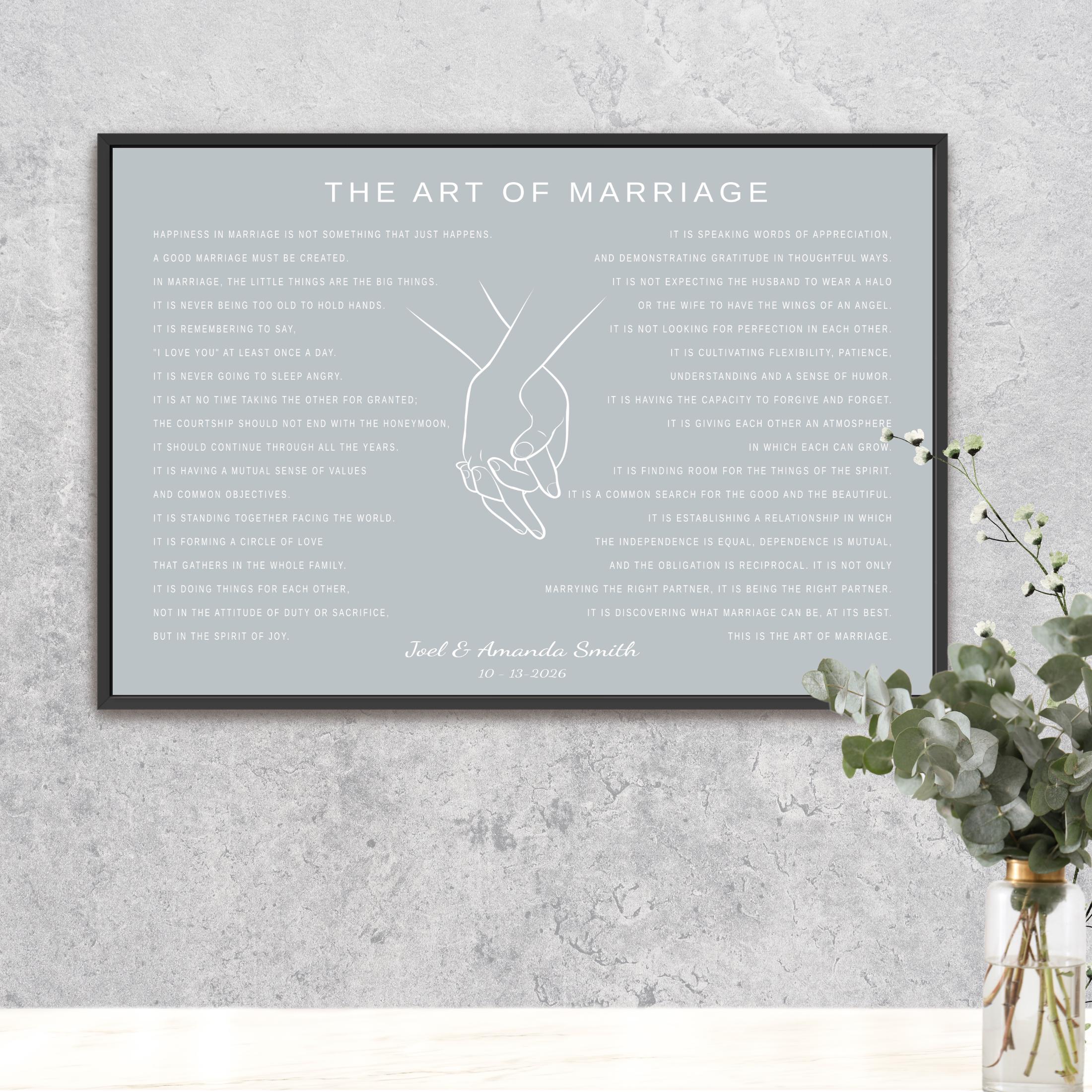 Couples Gift, Personalized Print, Wedding Anniversary Custom Art ...