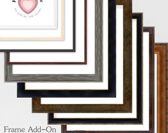 Marco Premium con cualquier pedido de impresión Agregue un marco a un pedido de impresión existente Marcos personalizados de madera maciza