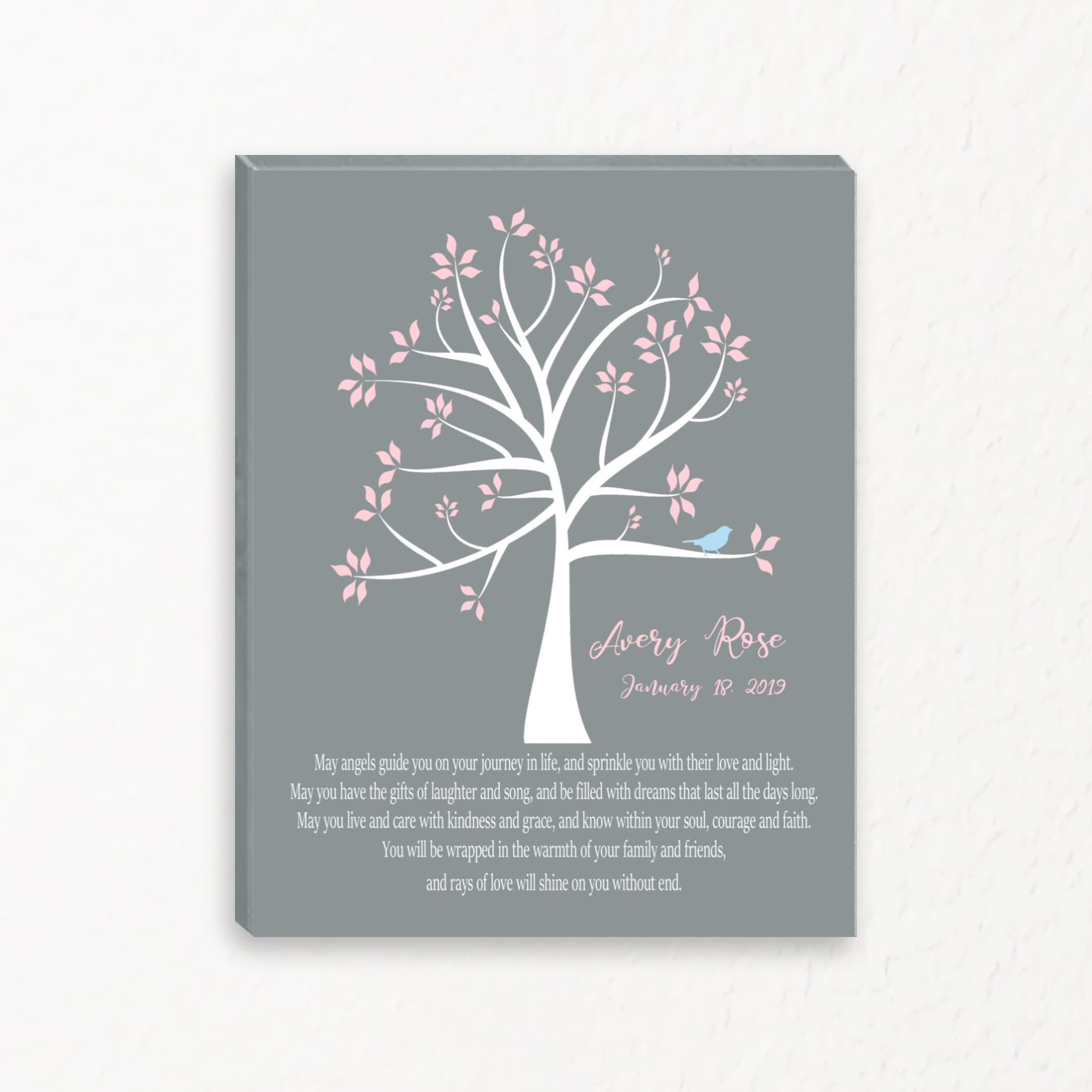 Personalized BABY Wall Decor New Baby Dedication or Baptism Etsy