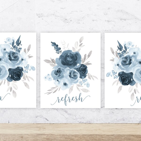 Gray Bathroom Decor Etsy