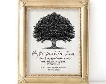 PASTOR Kirchenjubiläumsgeschenk, Tribute-personalisiertes Schrift-Anerkennungsgeschenk, assoziierter Pastor, Helfer-Pastor-Gedicht, Wertschätzungstag