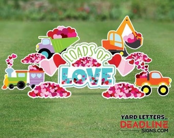 Loads Of Love - Paquete de media hoja - Juego de tarjetas de 11 piezas